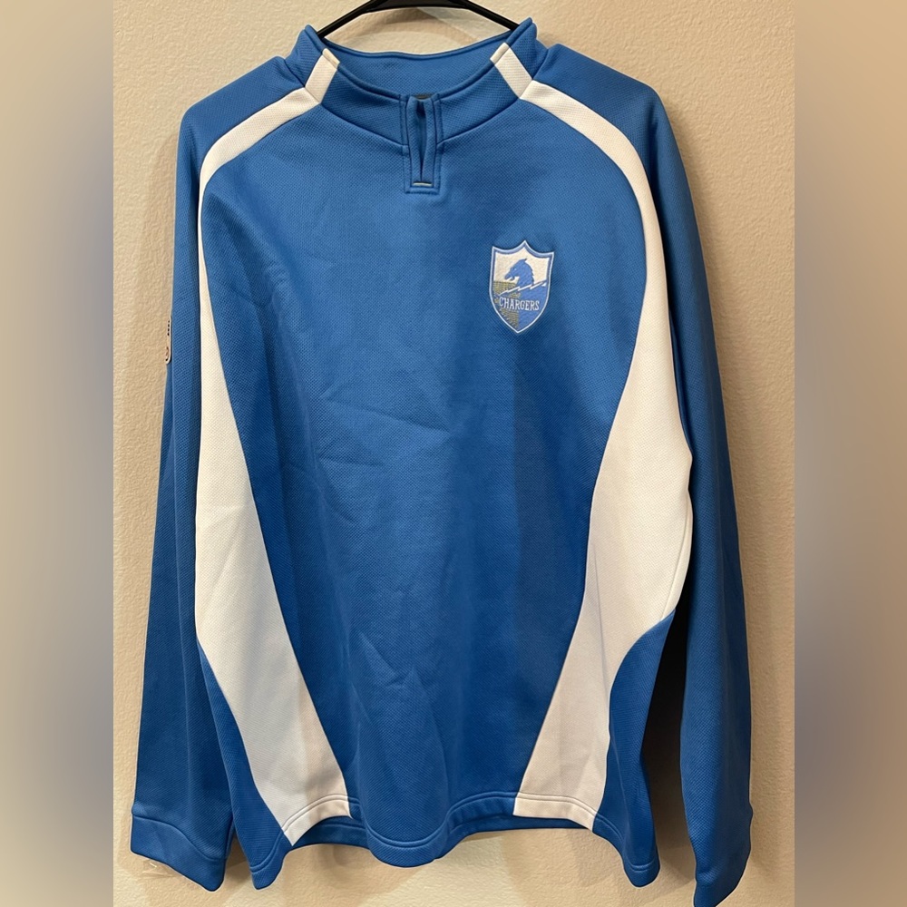 Los Angeles chargers NFL Reebok Throwback Pullover Sweater AFL Logo